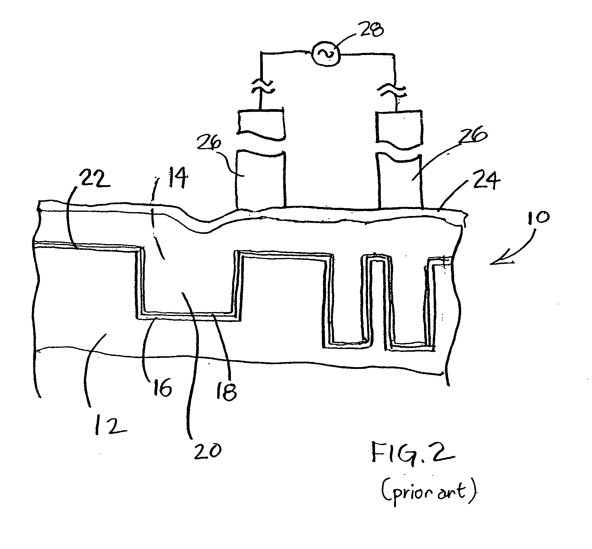 Method of selectively removing conductive material