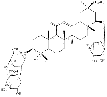 Saponin compound with hepatoprotective effect and application of saponin compound