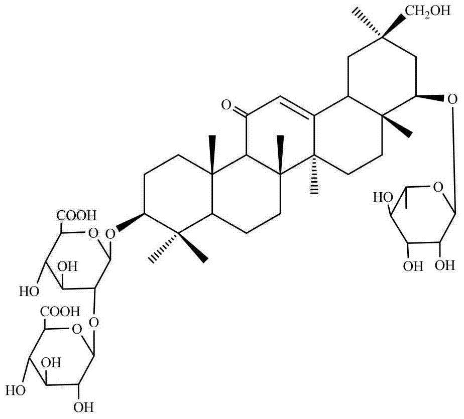 Saponin compound with hepatoprotective effect and application of saponin compound