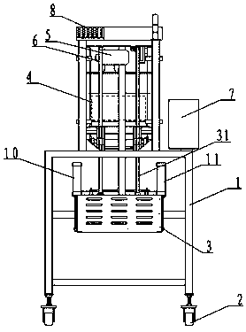 An automatic unloading machine