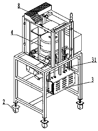 An automatic unloading machine