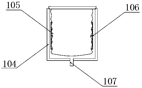 Filtering device for food machining