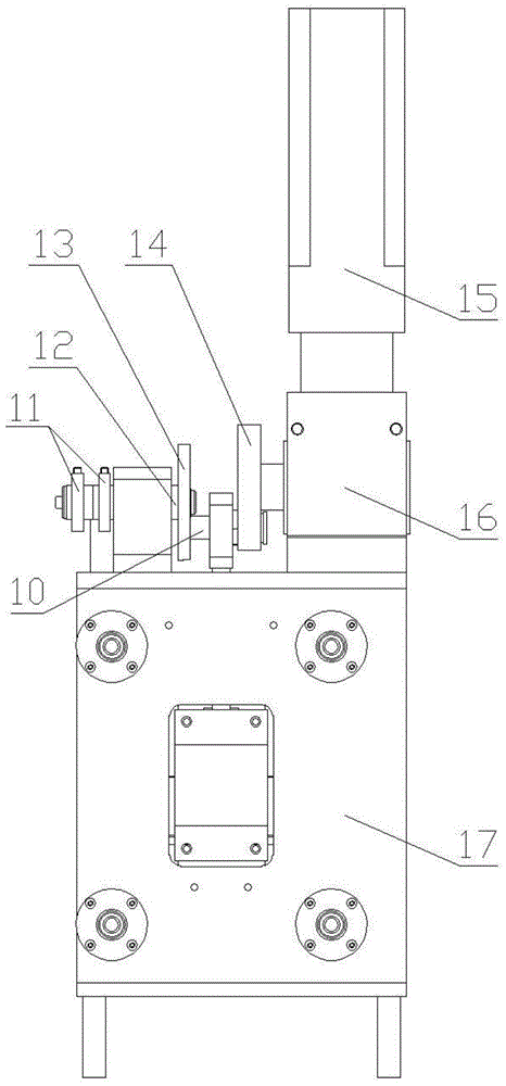 Automatic liquid filling machine single punching device