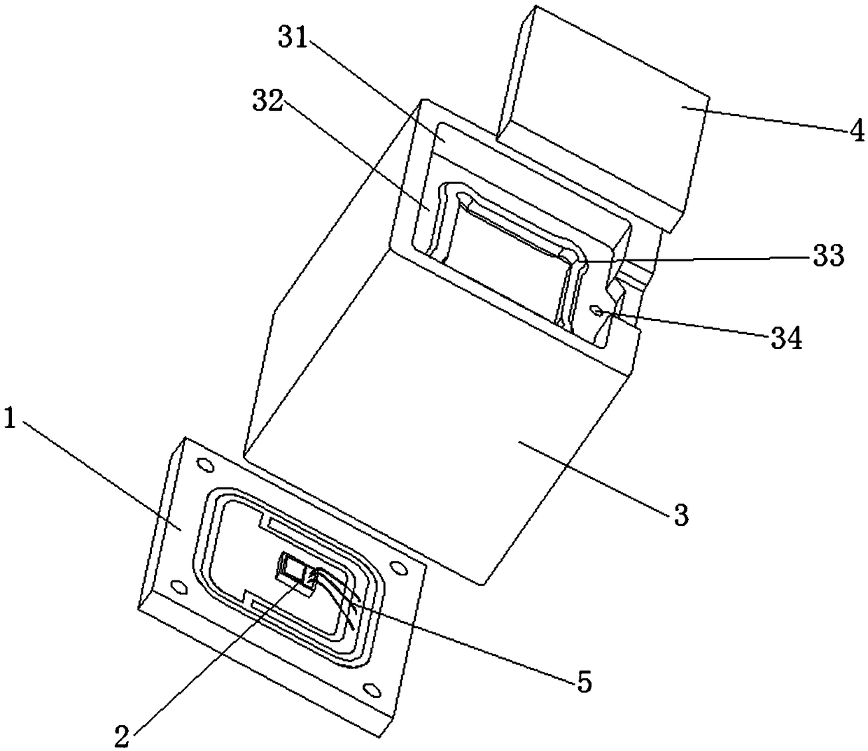 Novel laser sensor package structure