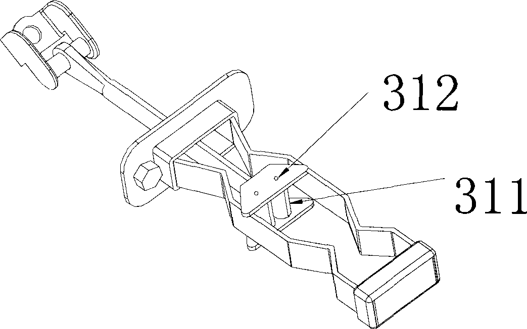 Position limiter for open and close of automobile door for coating vehicle