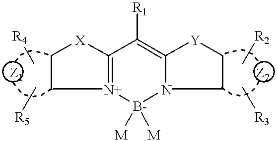 Rigidized monomethine cyanines