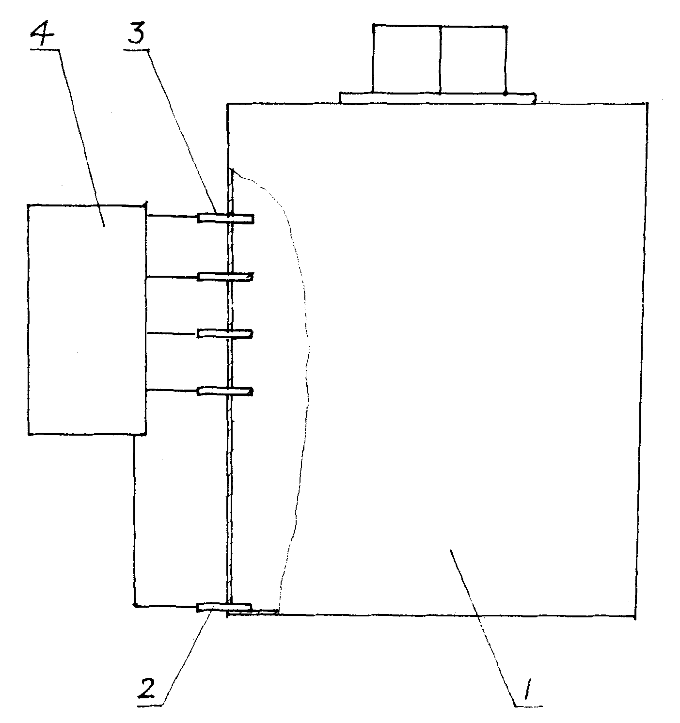 Reagent quantity indicating device