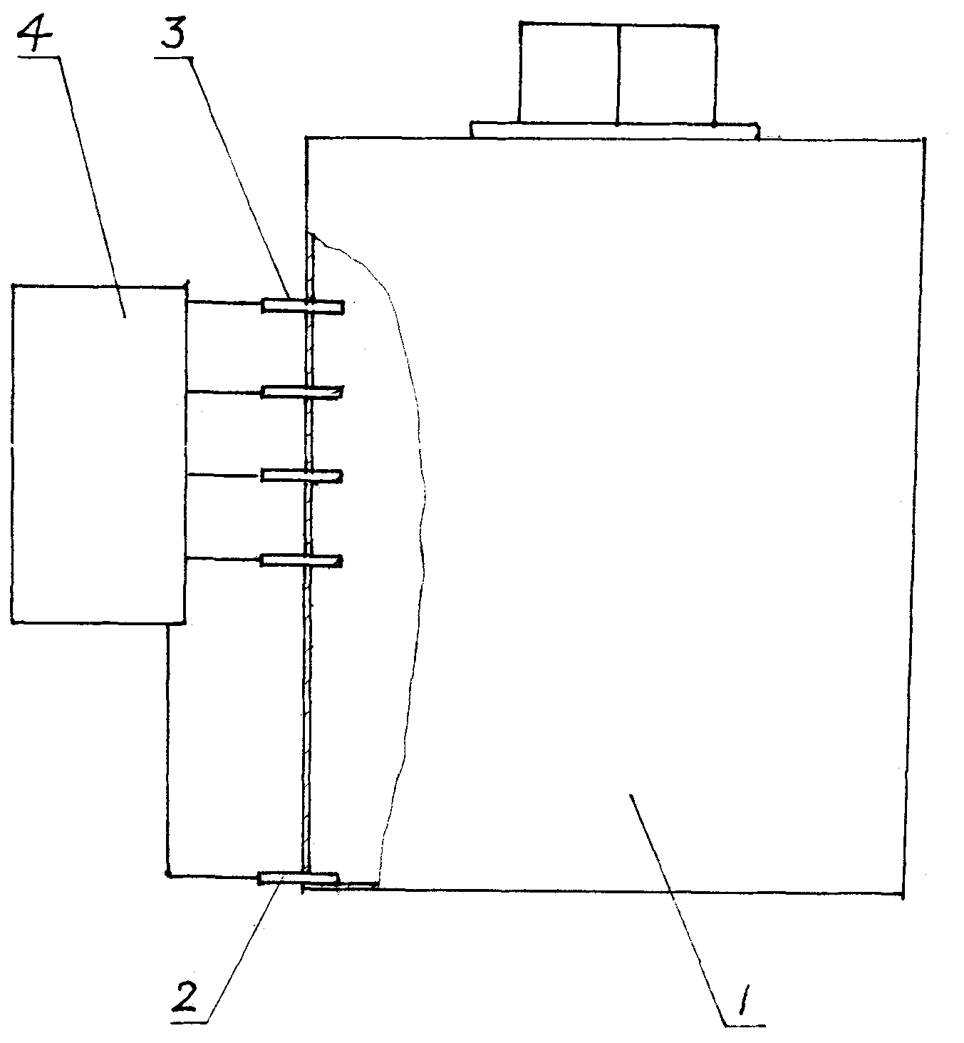 Reagent quantity indicating device