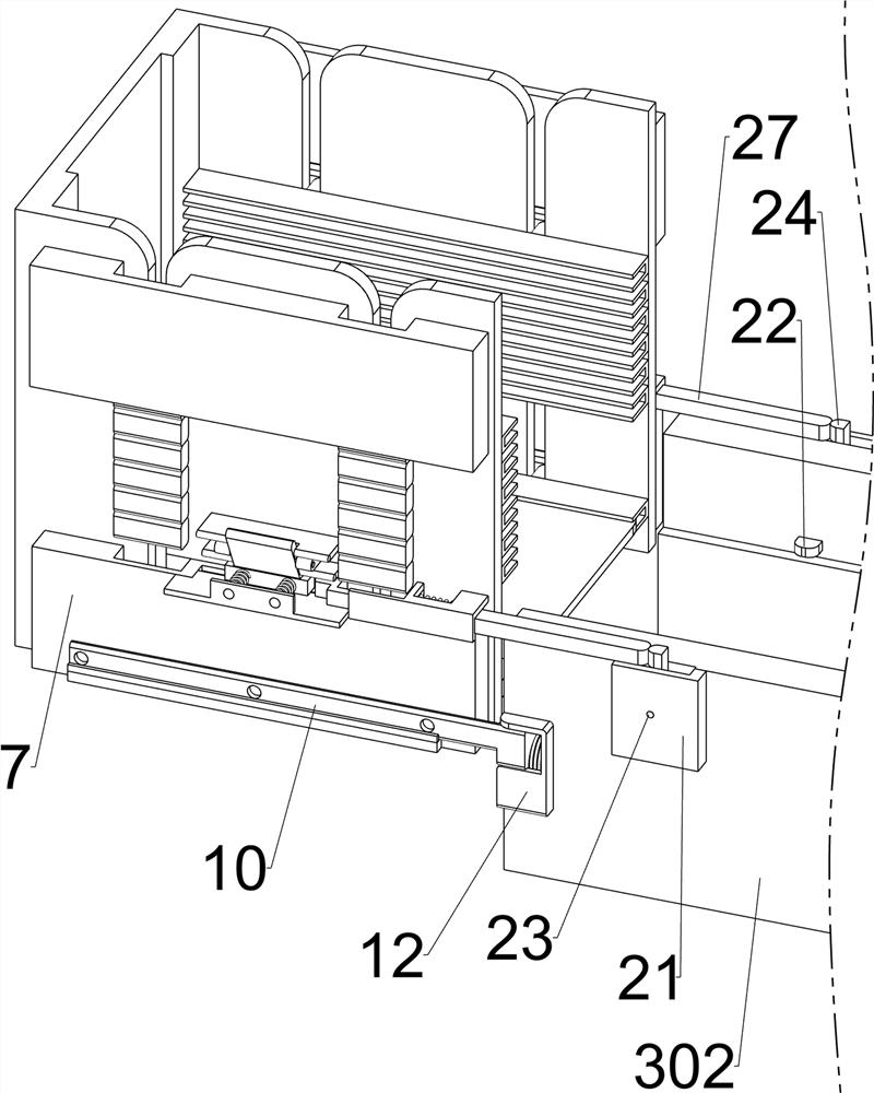 A safety transportation device for new energy cell processing