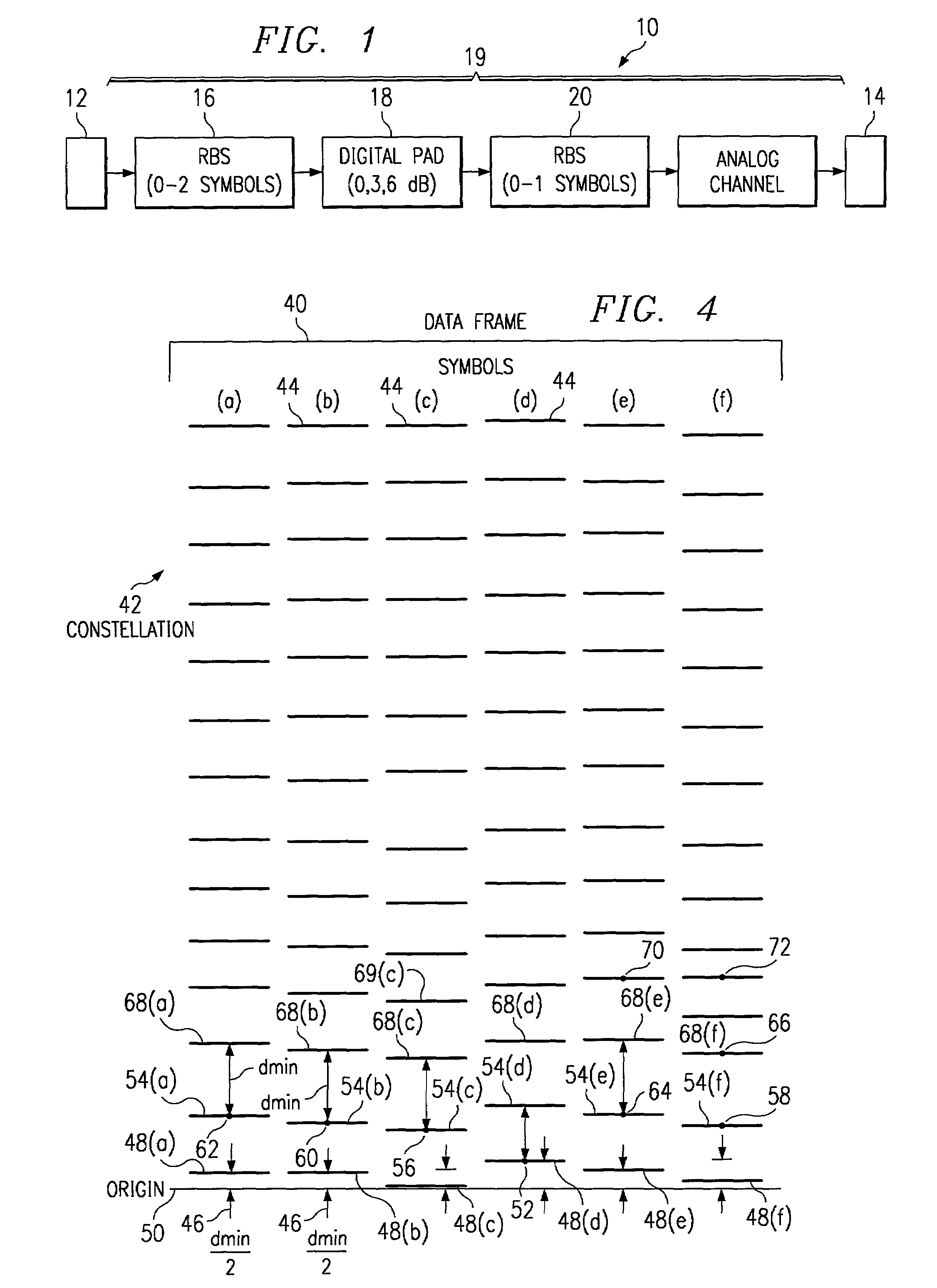 Method of selecting a PCM modem signal constellation in relation to channel impairments