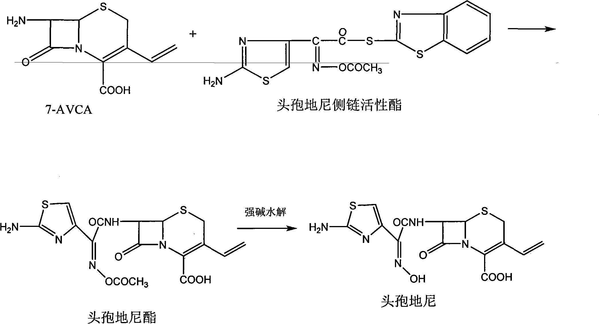 Method for preparing cefdinir