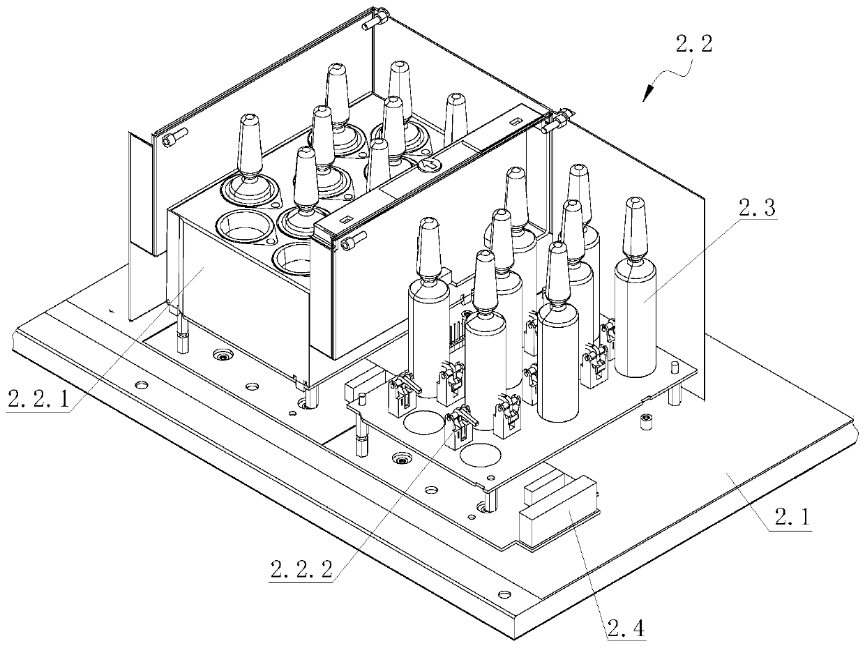 Control medicine trolley for anesthetics