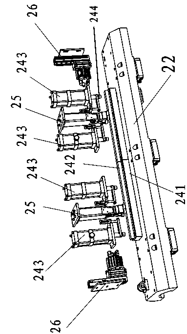 Rack steel billet milling machine