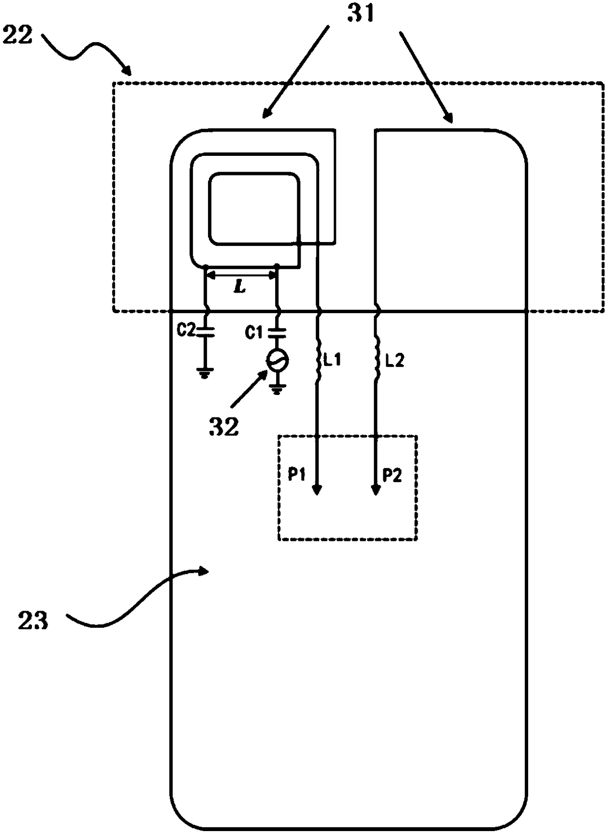 Electronic device and antenna processing method