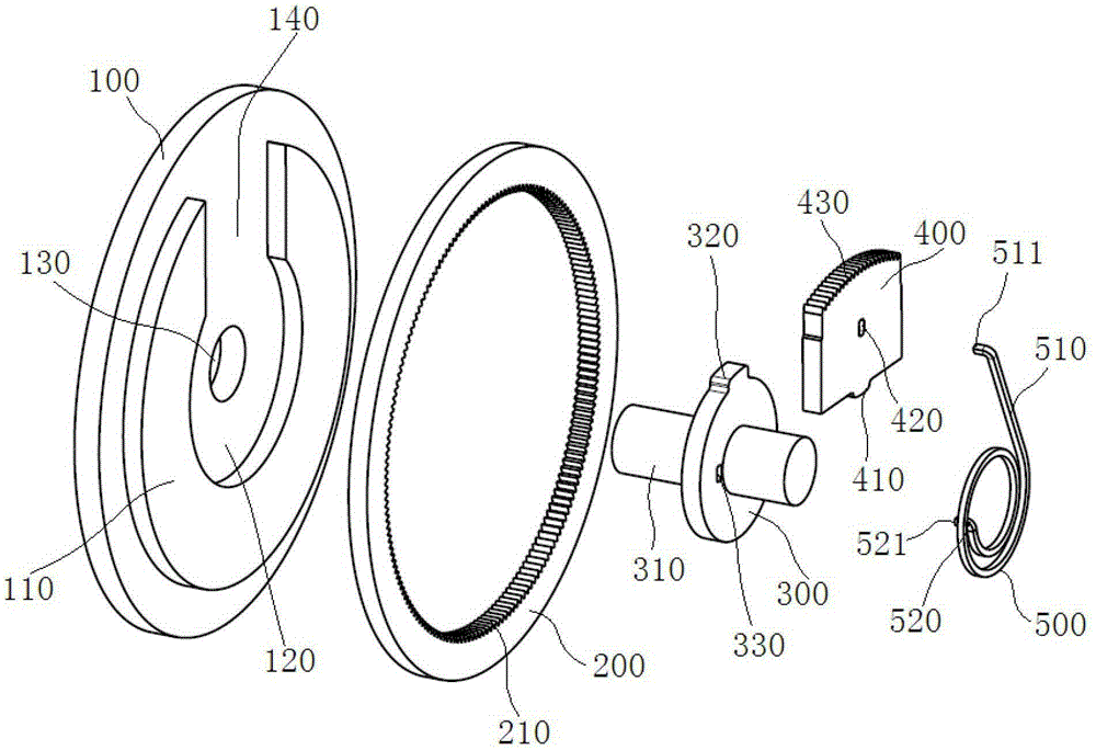 A retractable spring stop fitting for a seat recliner