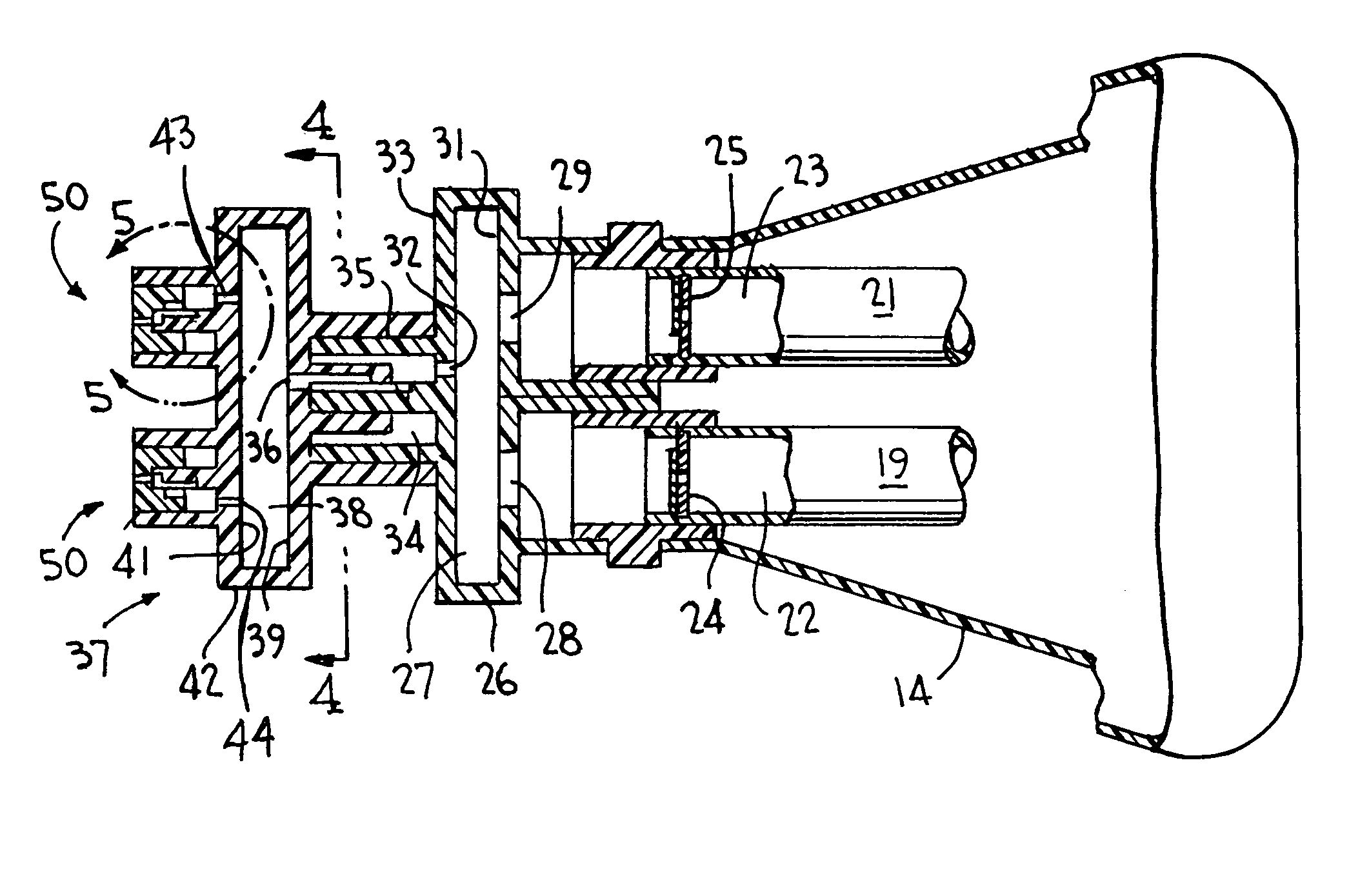 Dual discharge trigger sprayer