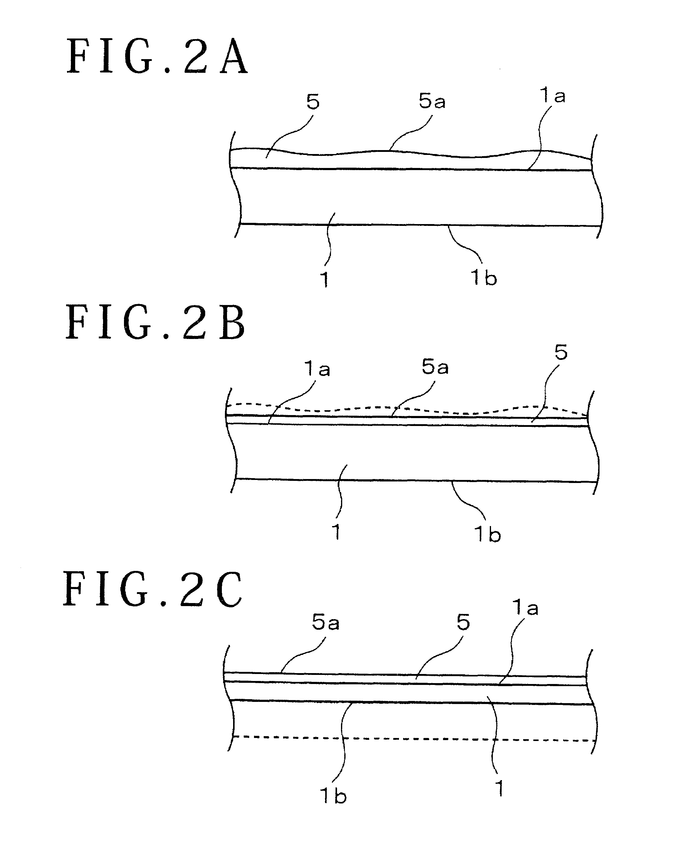 Back grinding method for wafer