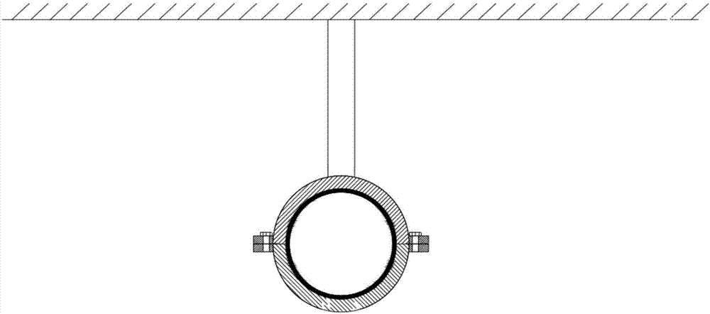 Pipeline steel flexible anti-seismic support