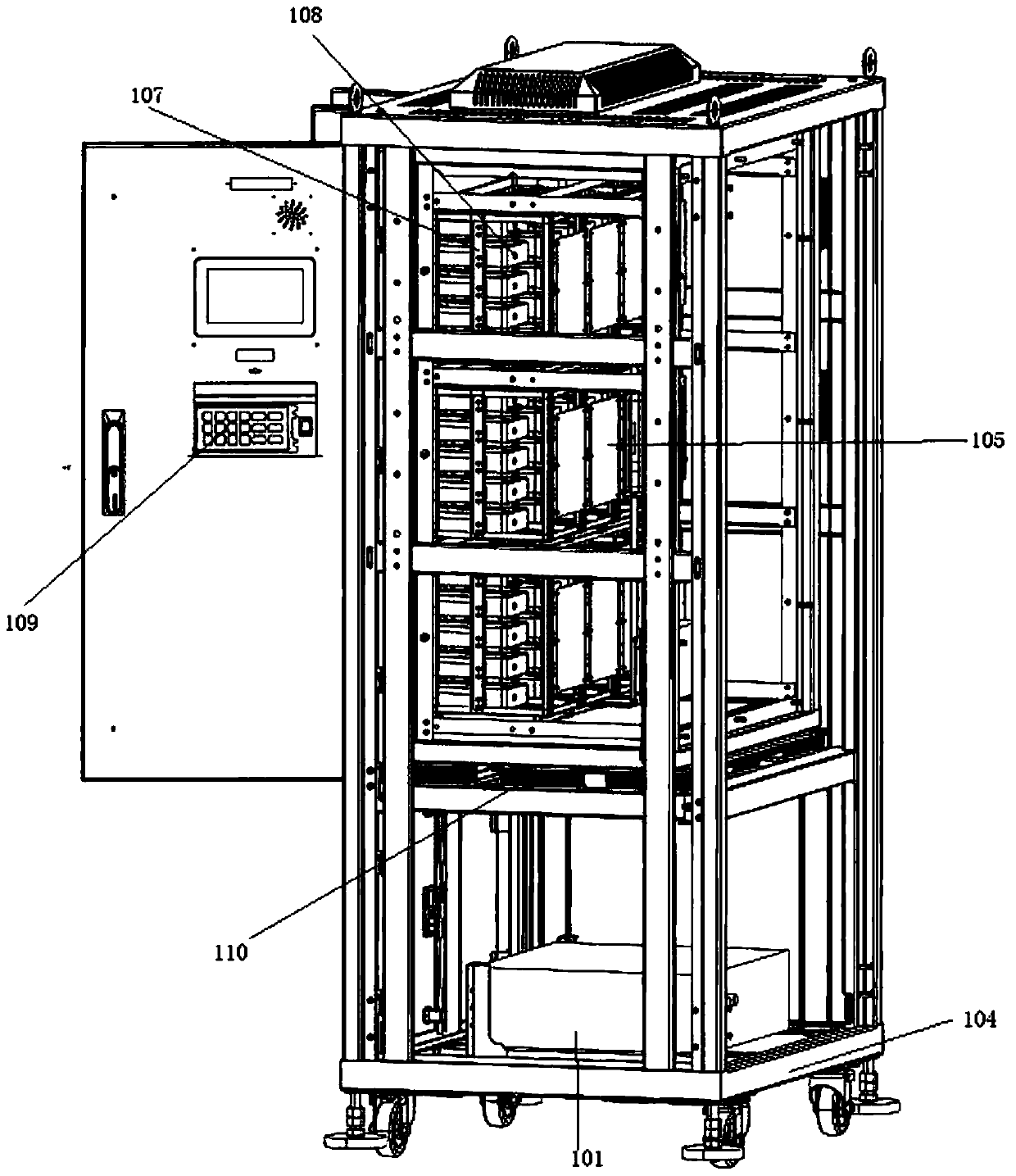 Hard disk storage cabinet