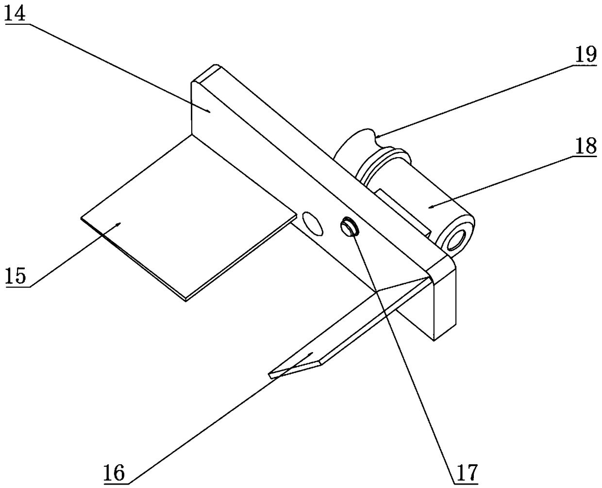 Car width self-adaption device for to-be-carried car in mechanical type parking garage