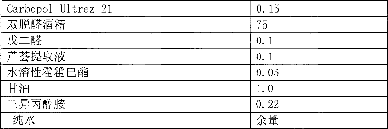 Hydrogel type hygiene wipe and preparation method thereof