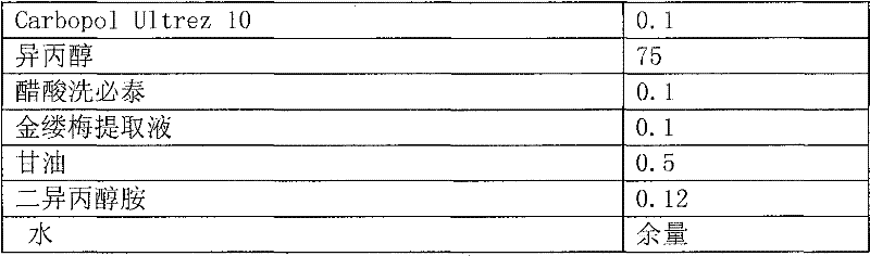 Hydrogel type hygiene wipe and preparation method thereof