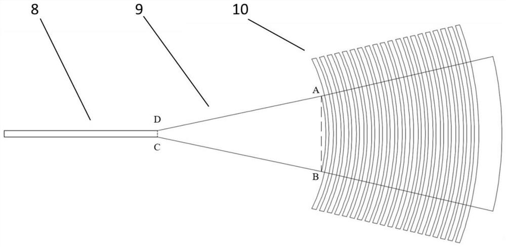 Grating coupler based on lithium niobate thin film material and manufacturing method thereof