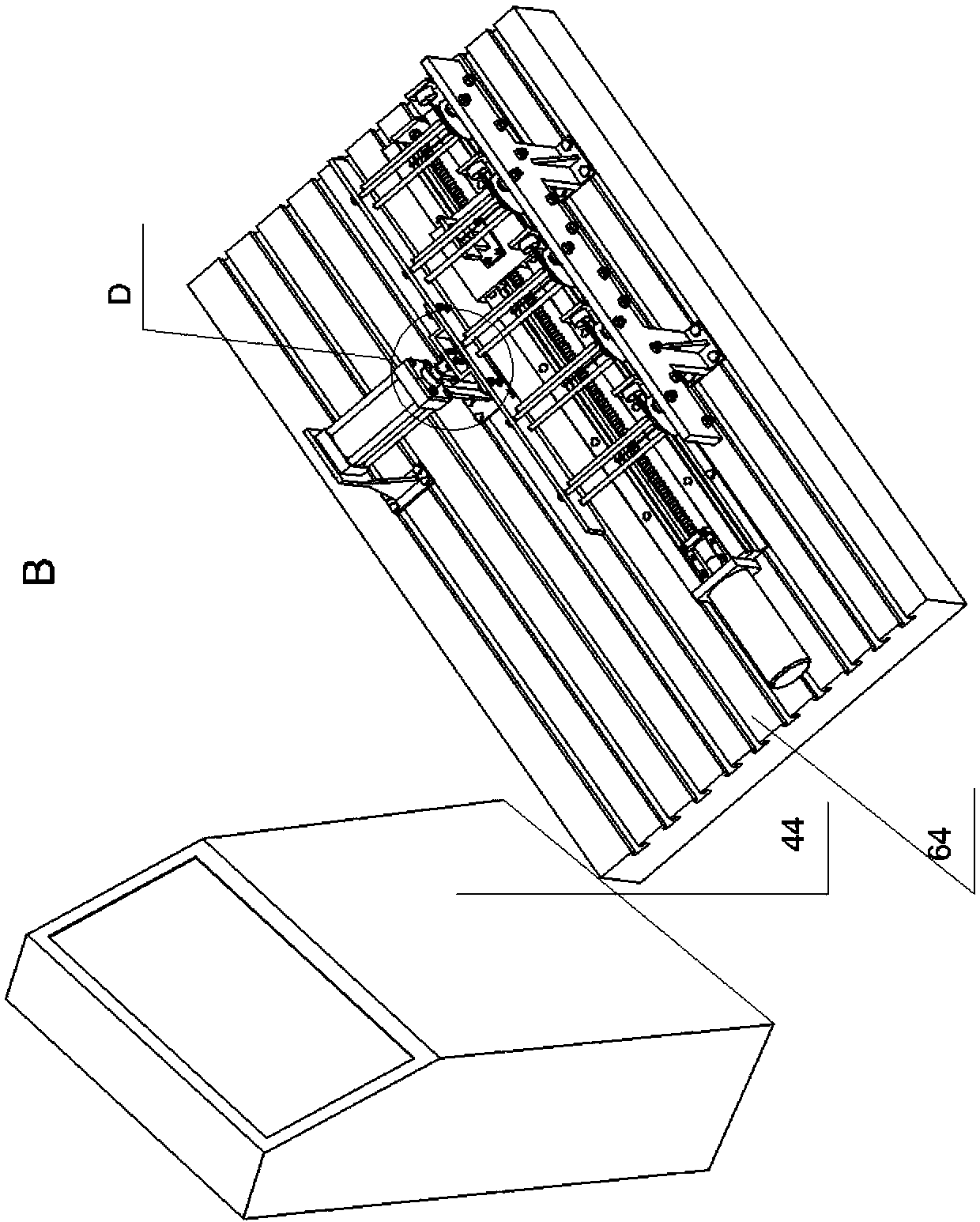 Numerical control machine tool flexible chuck reliability test device