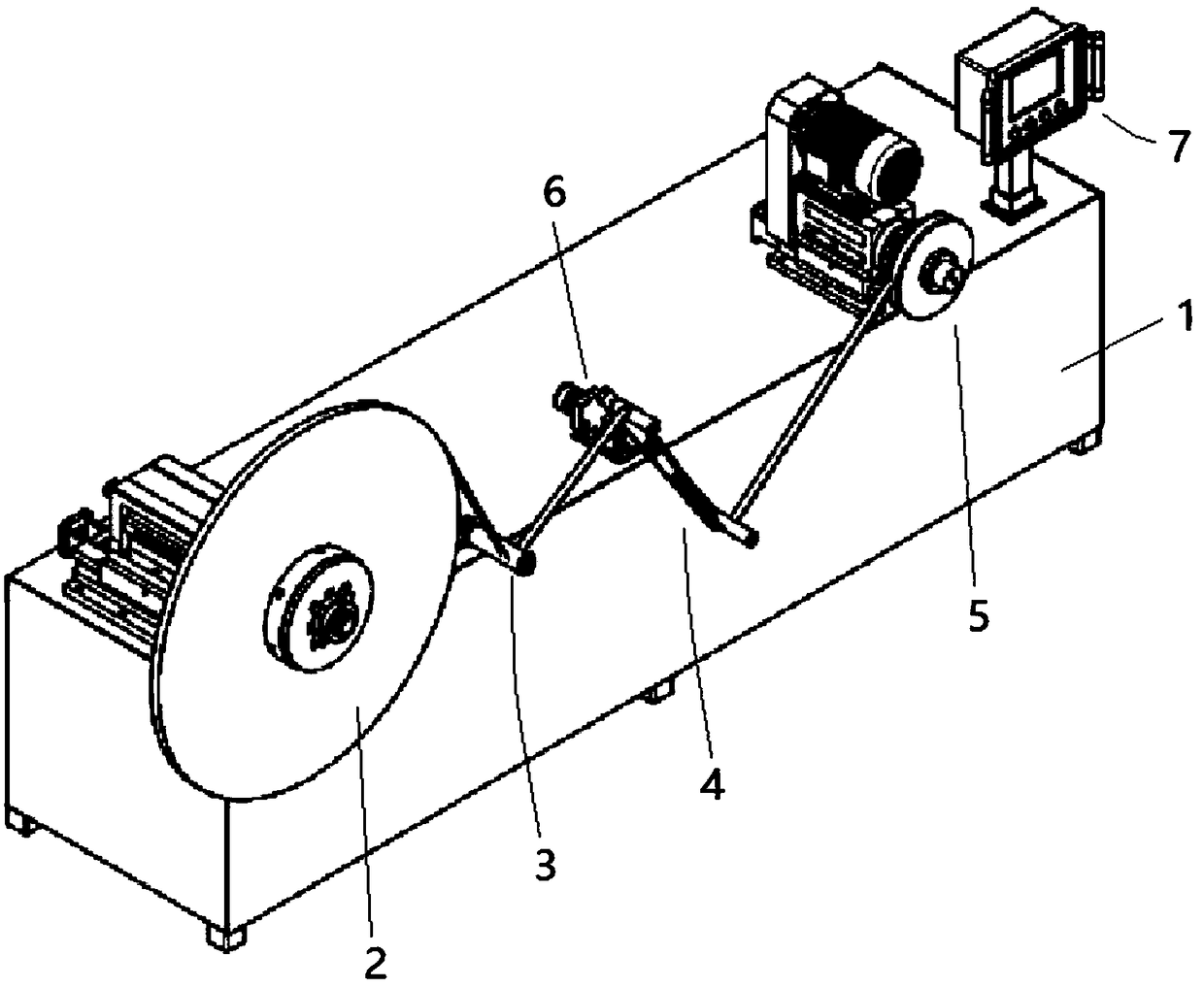 Amorphous strip back-roll equipment