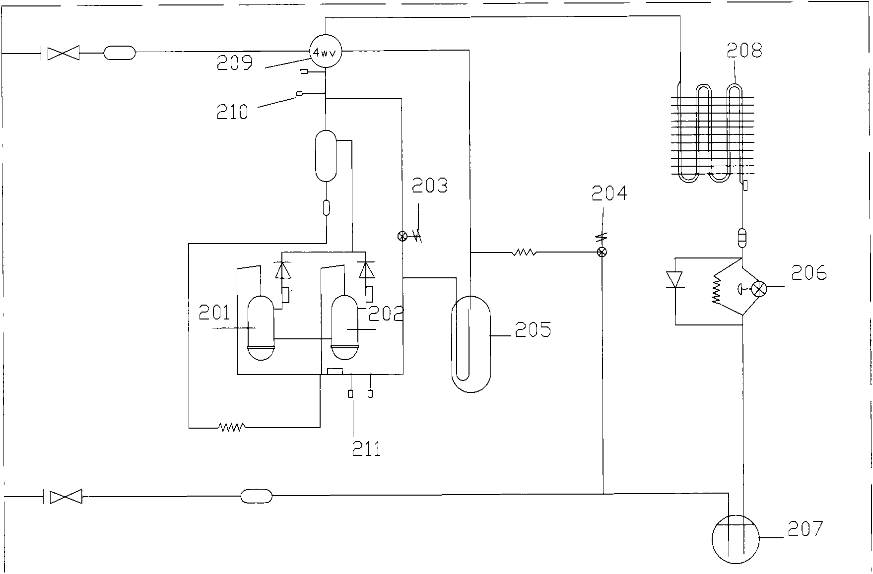 Control method for complete machine capability of variable-capacity multi-connected unit and control system therefor