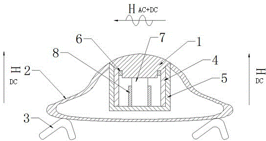 Wireless passive drug targeting administration device