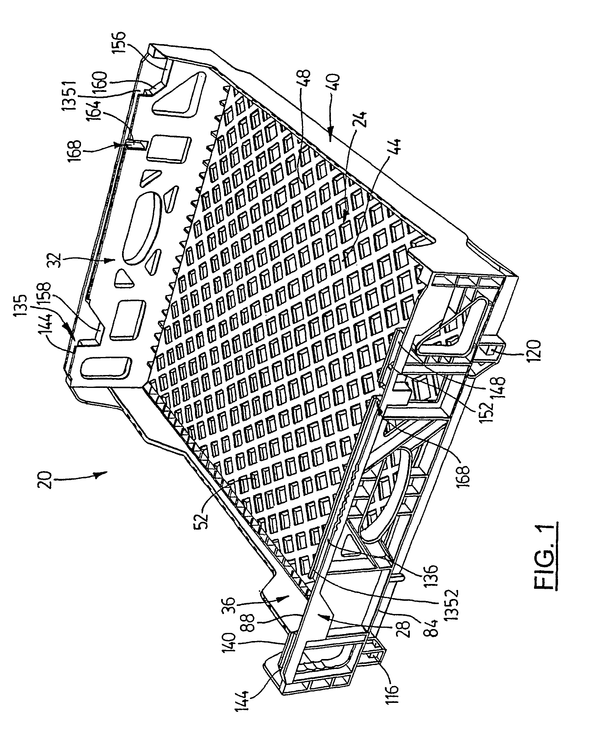 Multi-level stacking/nesting tray