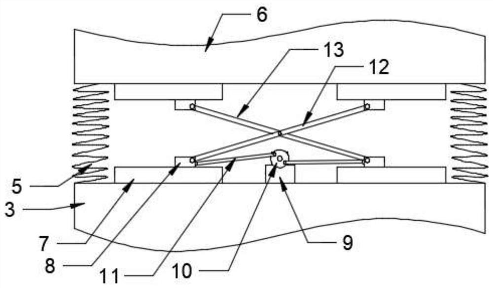 Cutting device for latticed column part machining