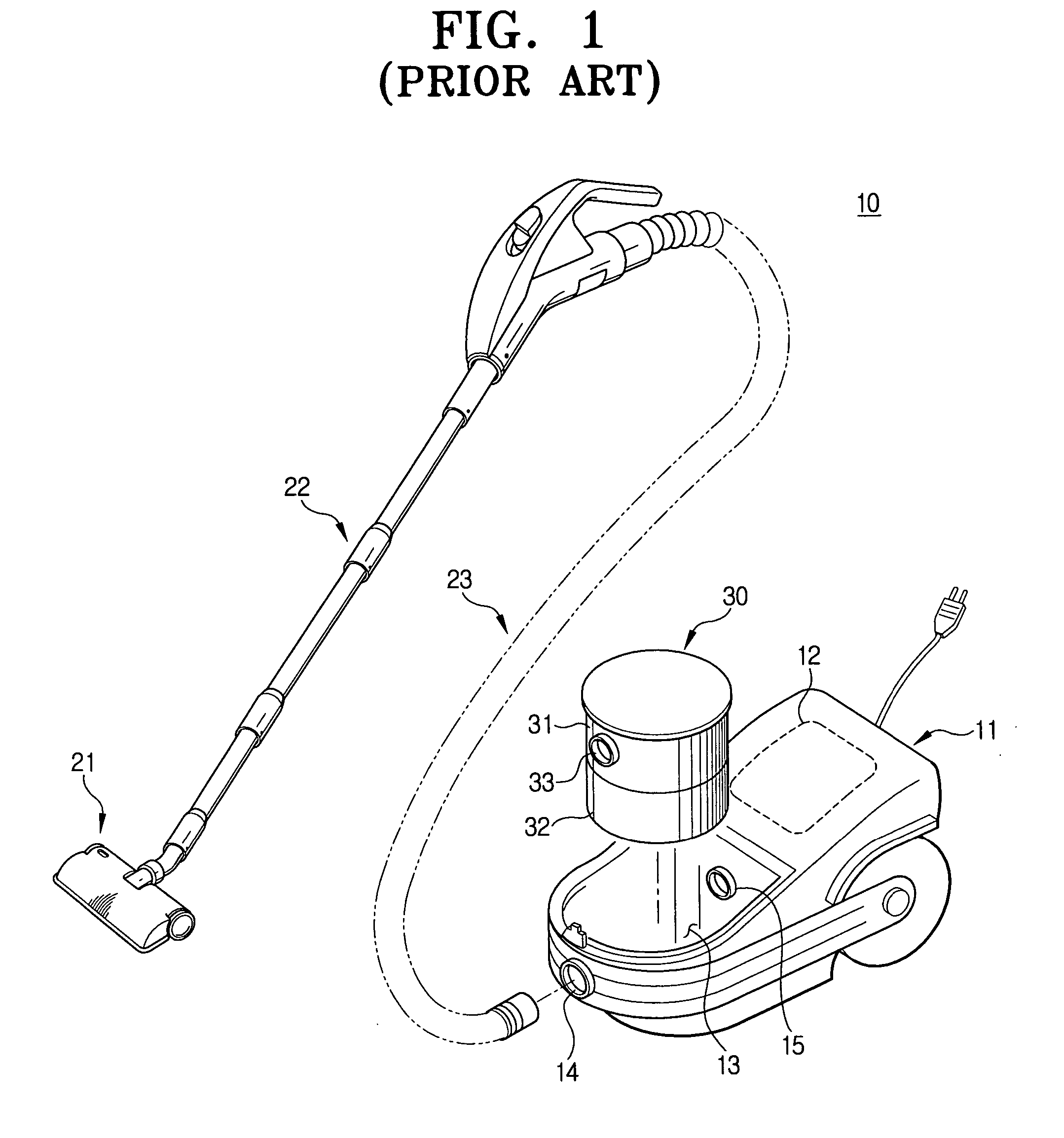 Dust separating apparatus