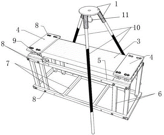 Civil engineering structure explosion injury experiment platform