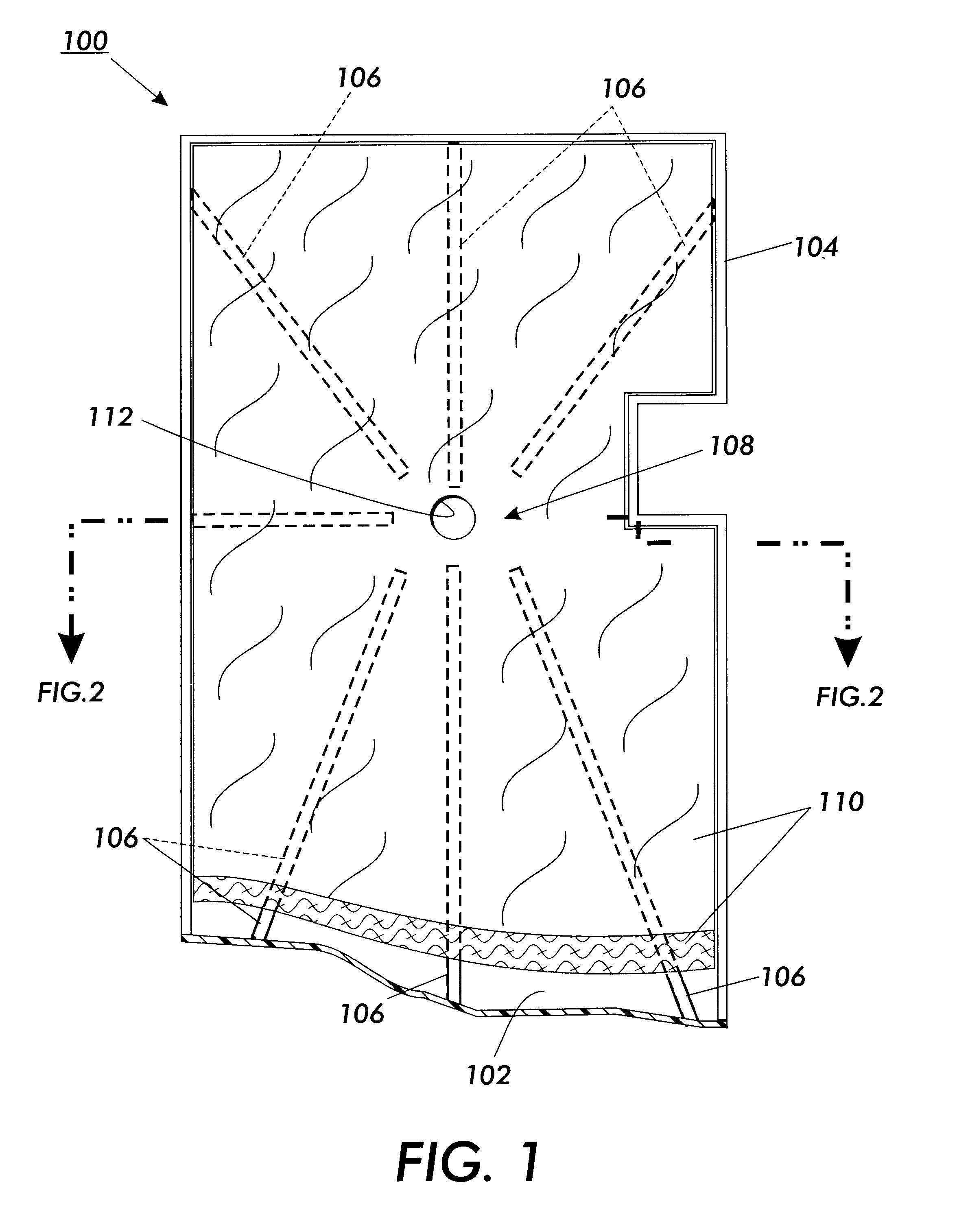 Waste fluid collection container