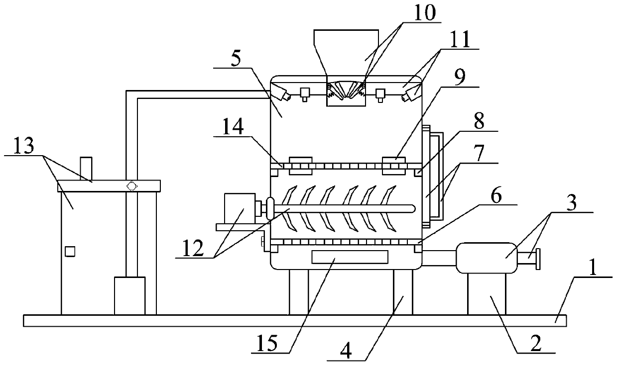 Sludge treatment device for biotechnology