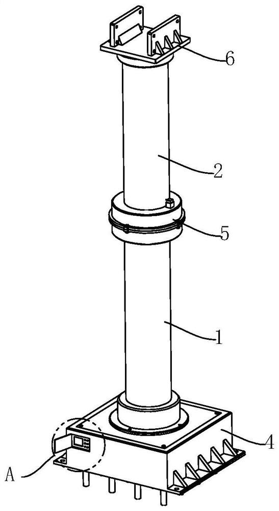 An adjustable building column connection mechanism