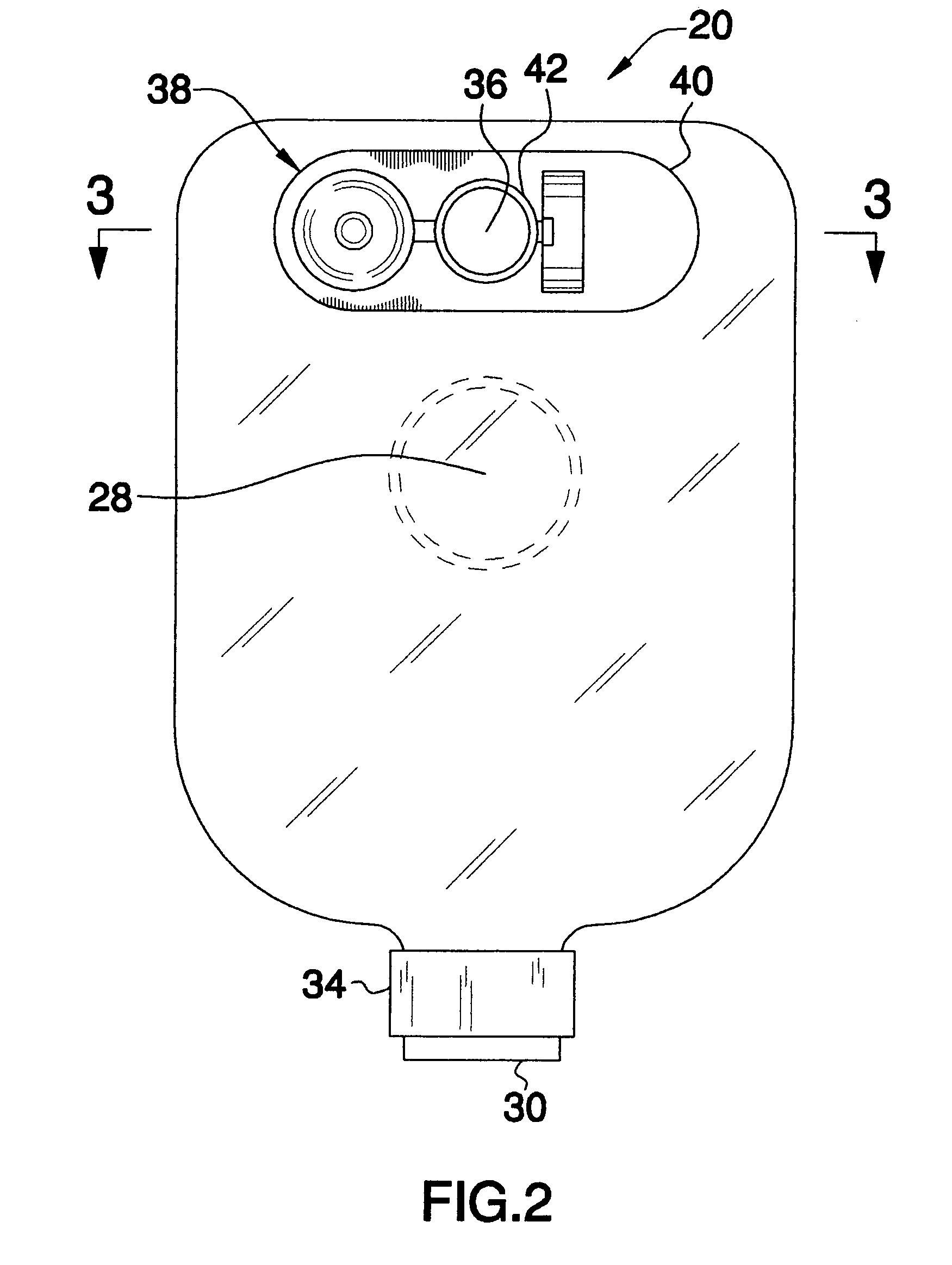 Colostomy bag and method of use