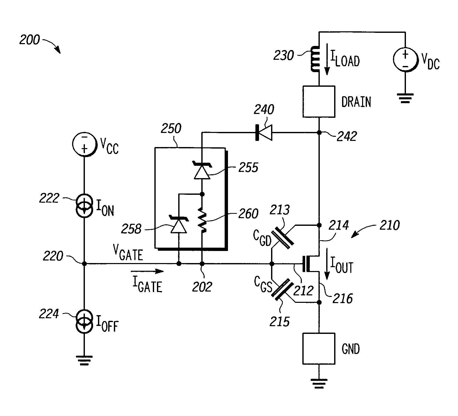 Slew-rate control apparatus and methods for a power transistor to reduce voltage transients during inductive flyback