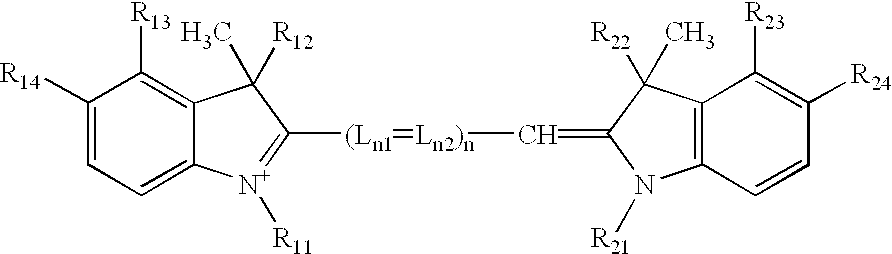 Process and method for the preparation of asymmetric monofunctionalized indocyanine labelling reagents and obtained compounds