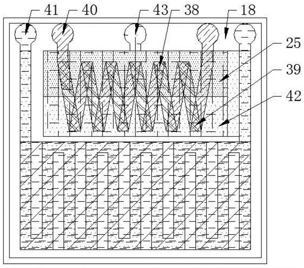 Fuel cell internal humidity-heat flux density-current density distribution measurement insert