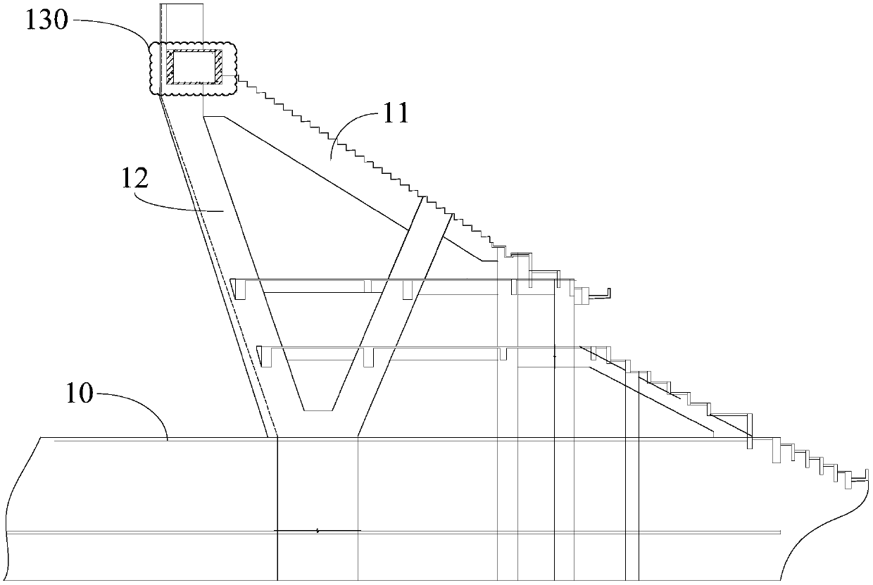 A Construction Method for Slanted Beams and Slanted Columns of Large-Section Stands