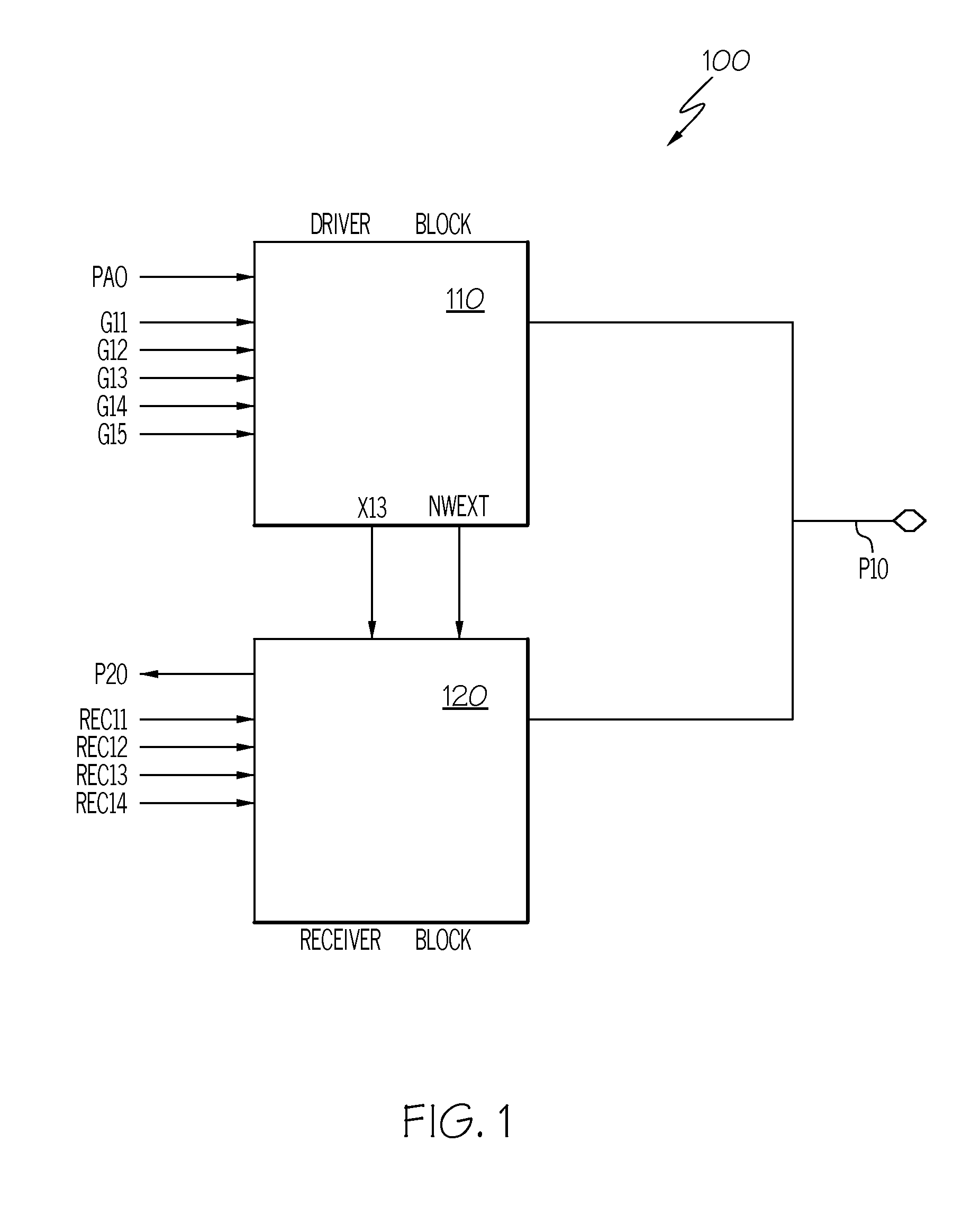 Programmable transceiver circuit