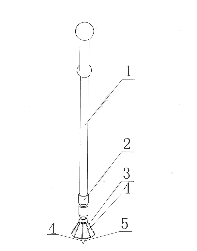 Bionic desert passing stick