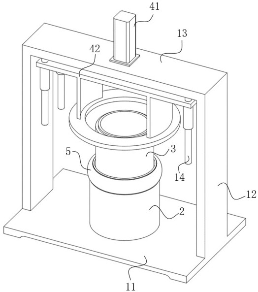 Turn-up capsule pressure uniformity detection device and method