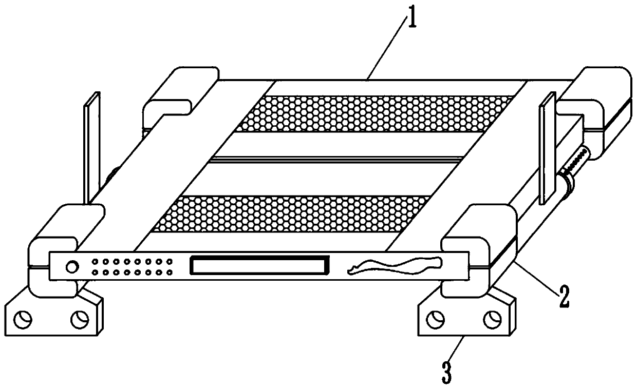 Set top box suspension protection device and set top box adopting same