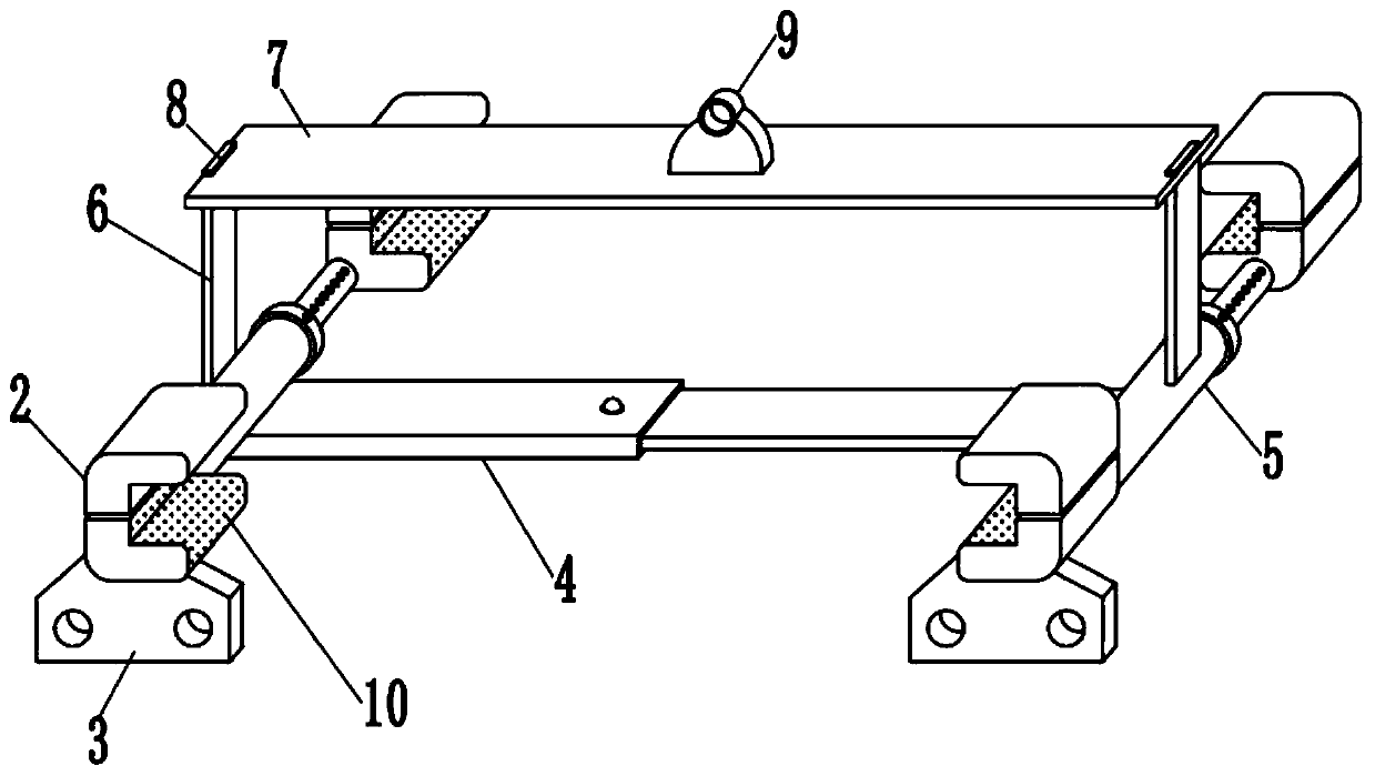 Set top box suspension protection device and set top box adopting same