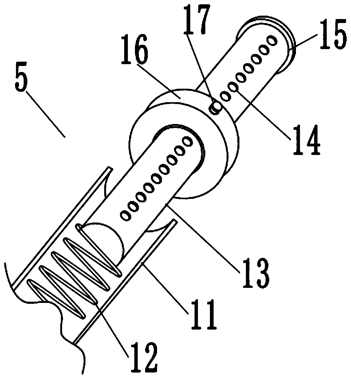 Set top box suspension protection device and set top box adopting same