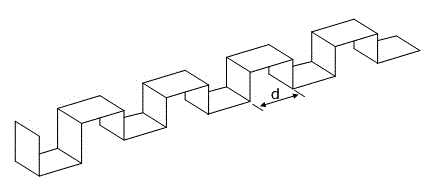 Tube fin type cooler based on thermal medium flow rate